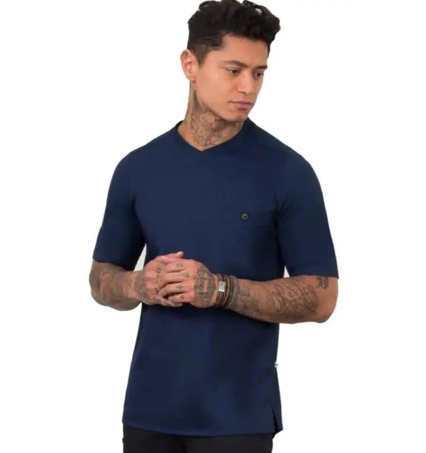 Le Nouveau Ferre Chef T-Shirt Patriot Blue - full