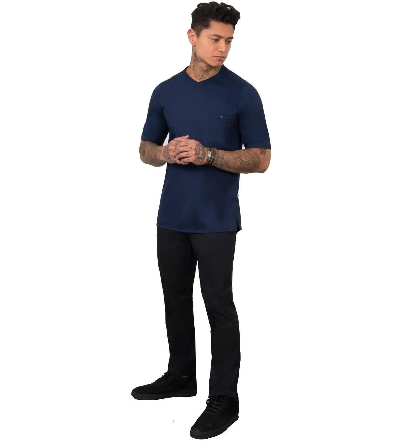 Le Nouveau Ferre Chef T-Shirt Patriot Blue - full