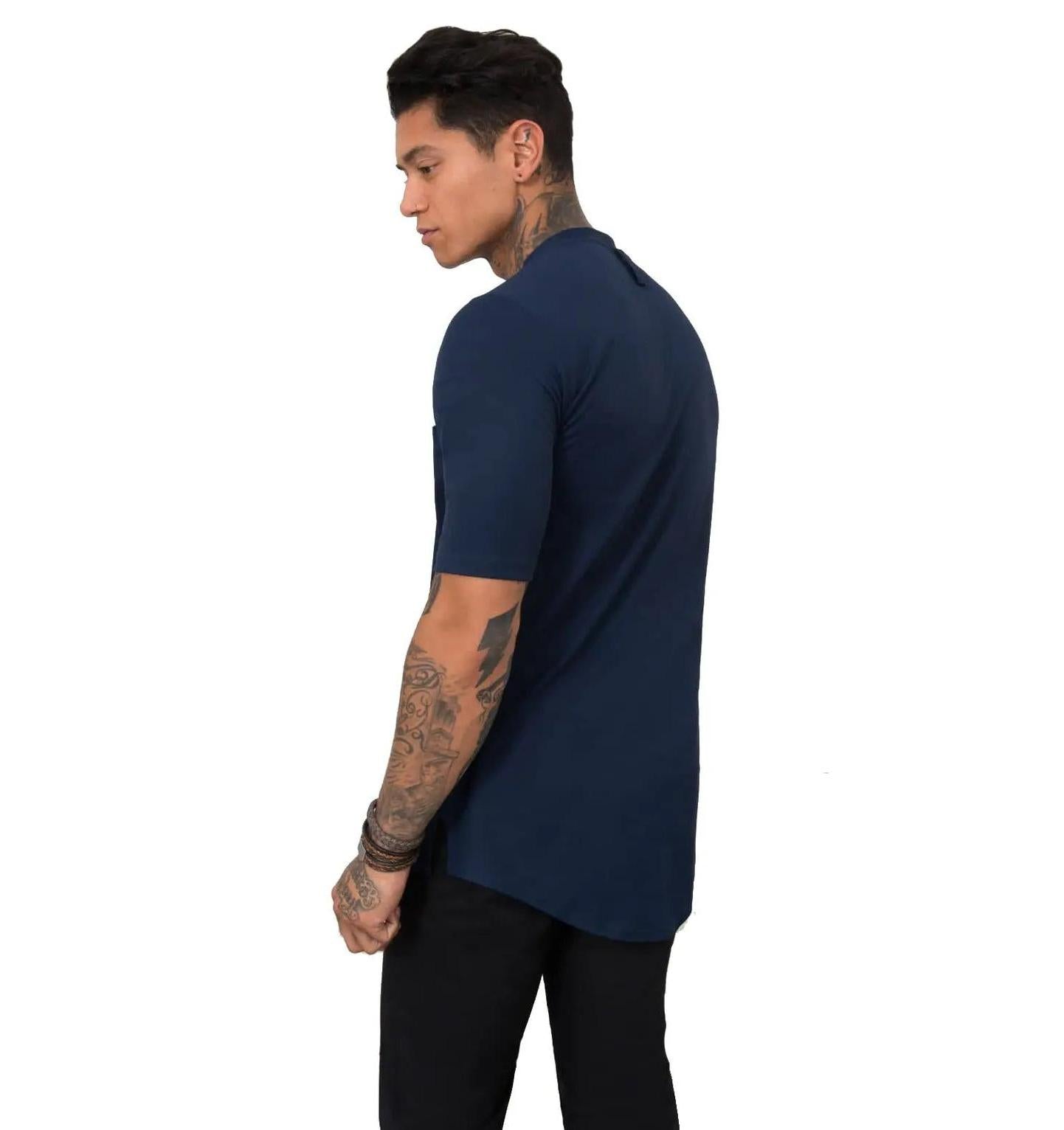 Le Nouveau Ferre Chef T-Shirt Patriot Blue - sideview