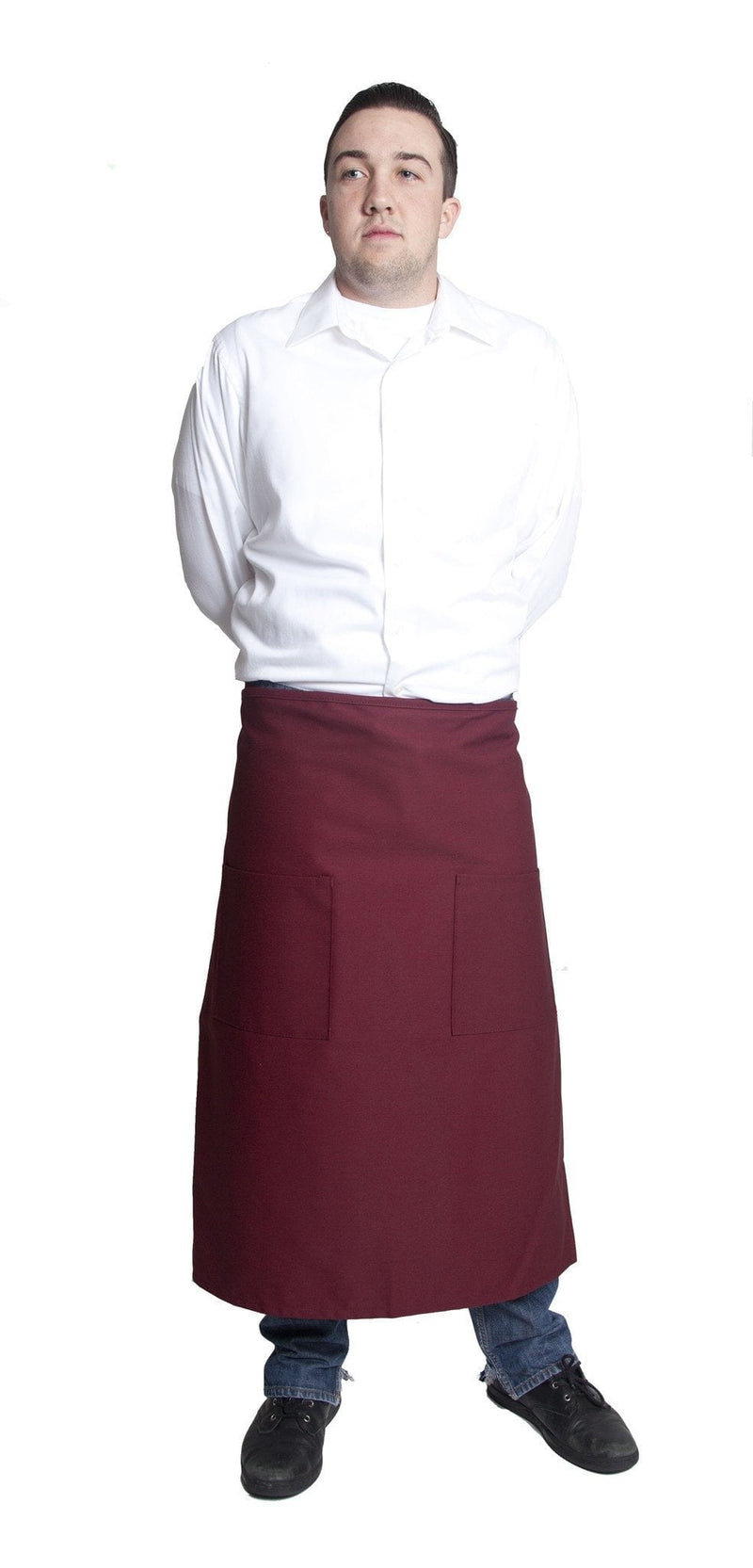 Full Bistro Apron with 2 Patch Pockets 32