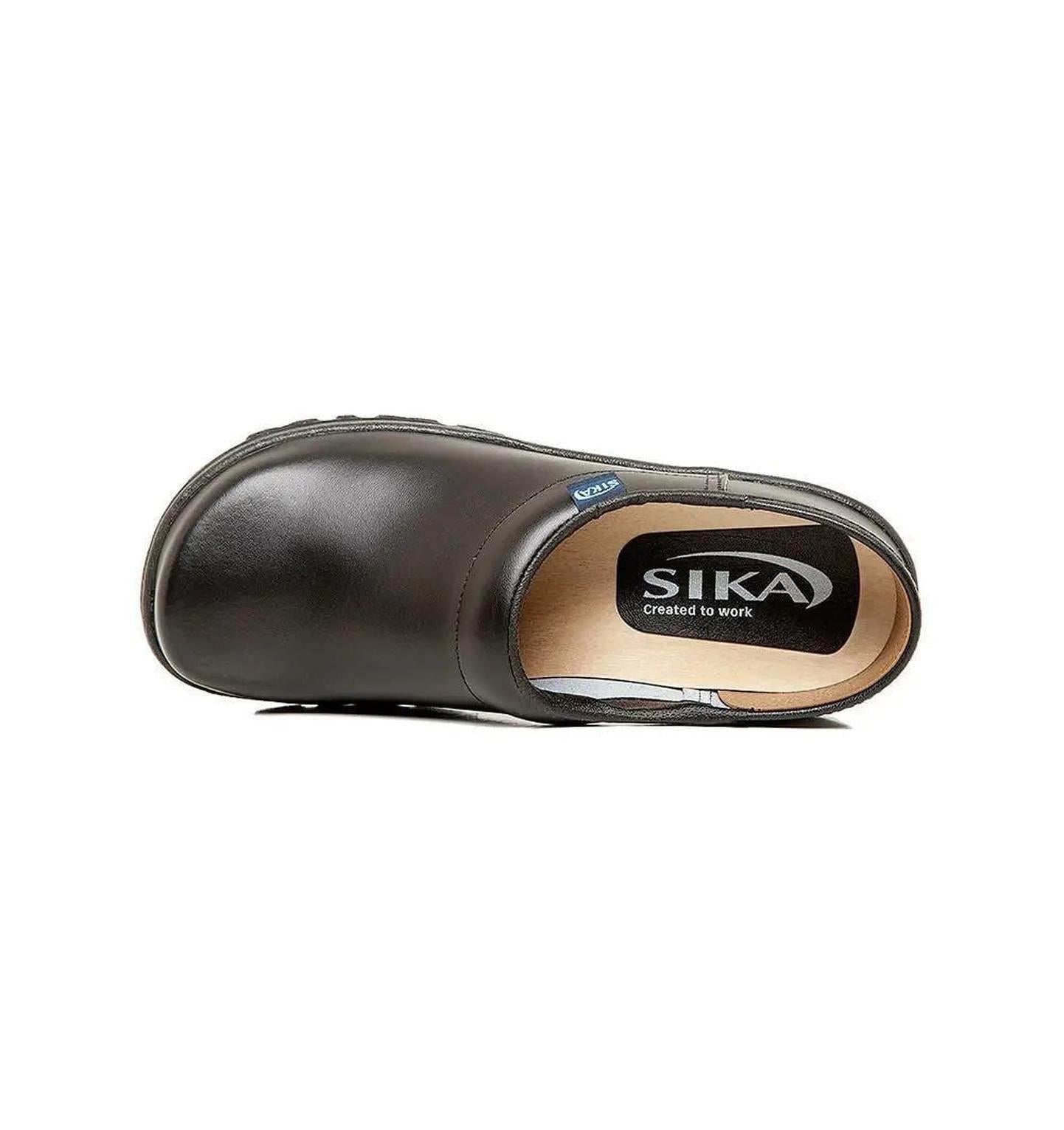 Birchwood Comfort Chef Clog by Sika Footwear Black Top