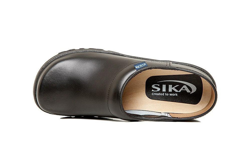 Birchwood Comfort Chef Clog by Sika Footwear Black Top