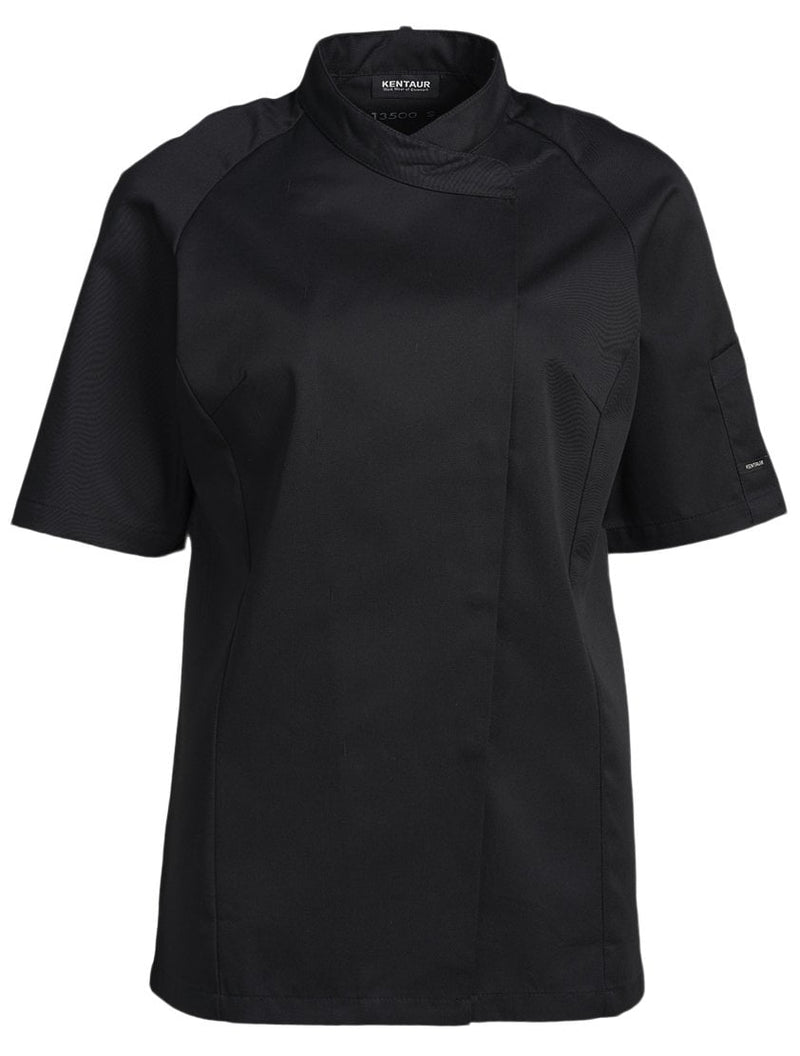 Kentaur 13500 Women's Chef/Waiters Jacket Front View Black