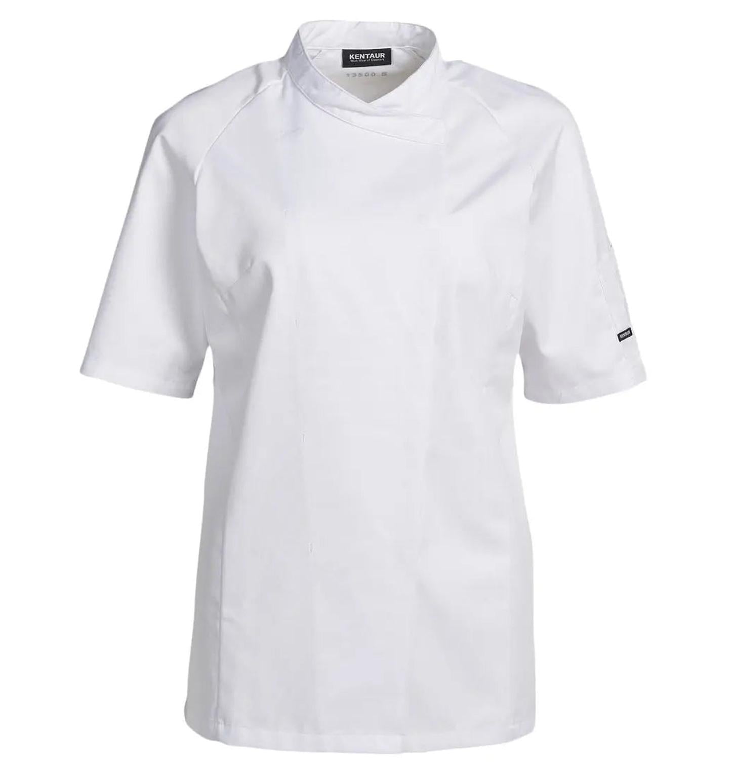 Kentaur 13500 Women's Chef/Waiters Jacket Front View White