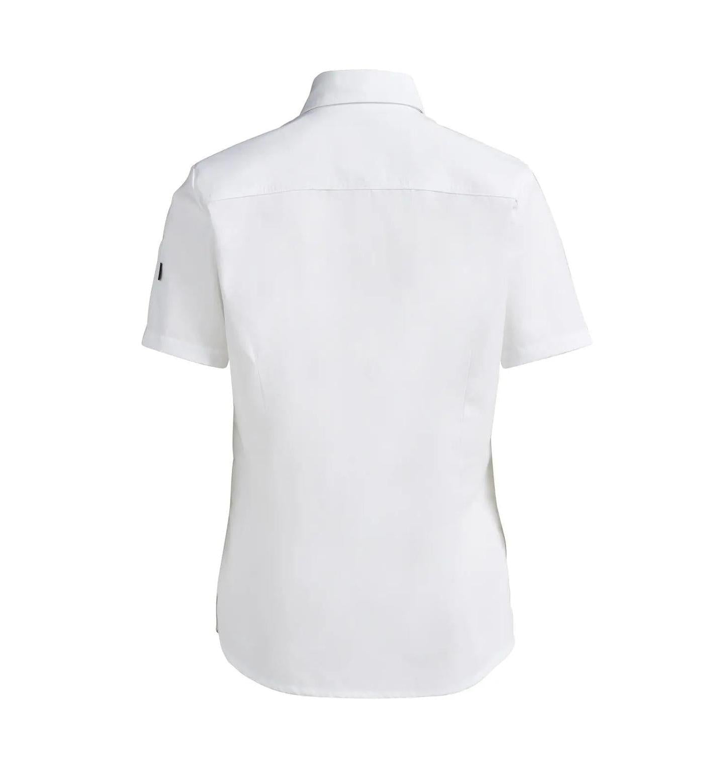 Ladies Shirt S/S White - Back
