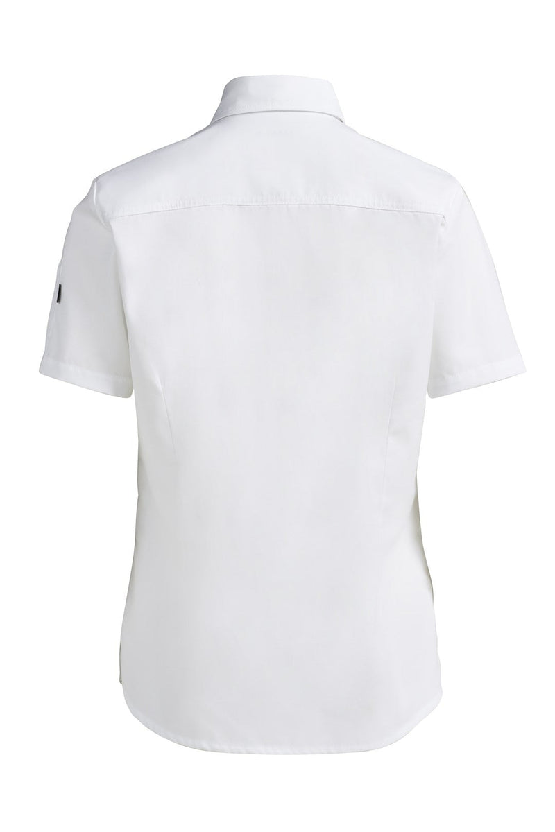 Ladies Shirt S/S White - Back