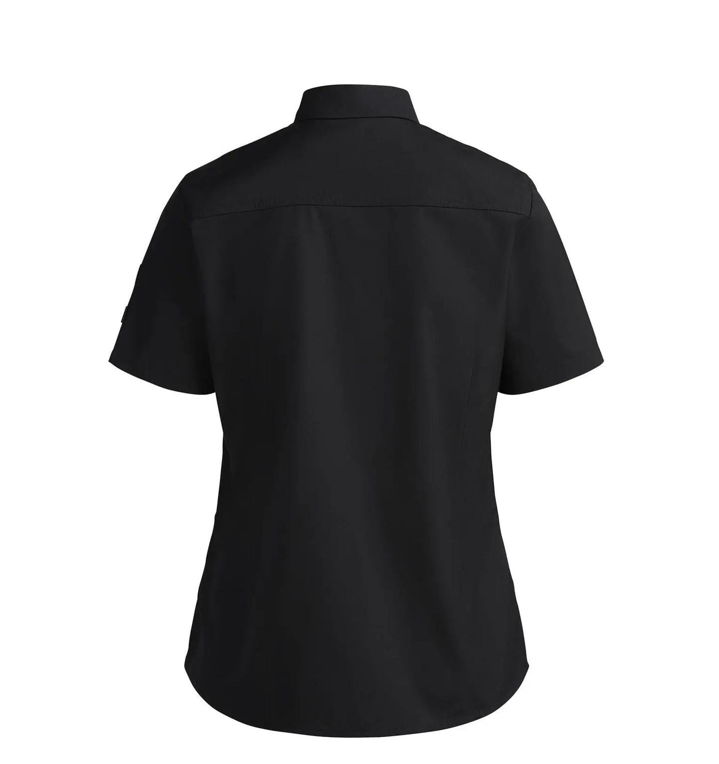 Ladies Shirt S/S Black - Back