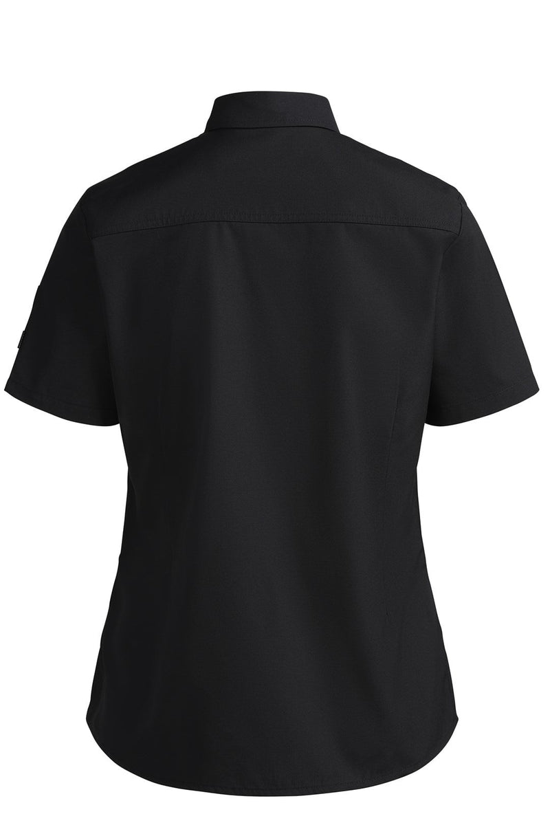 Ladies Shirt S/S Black - Back