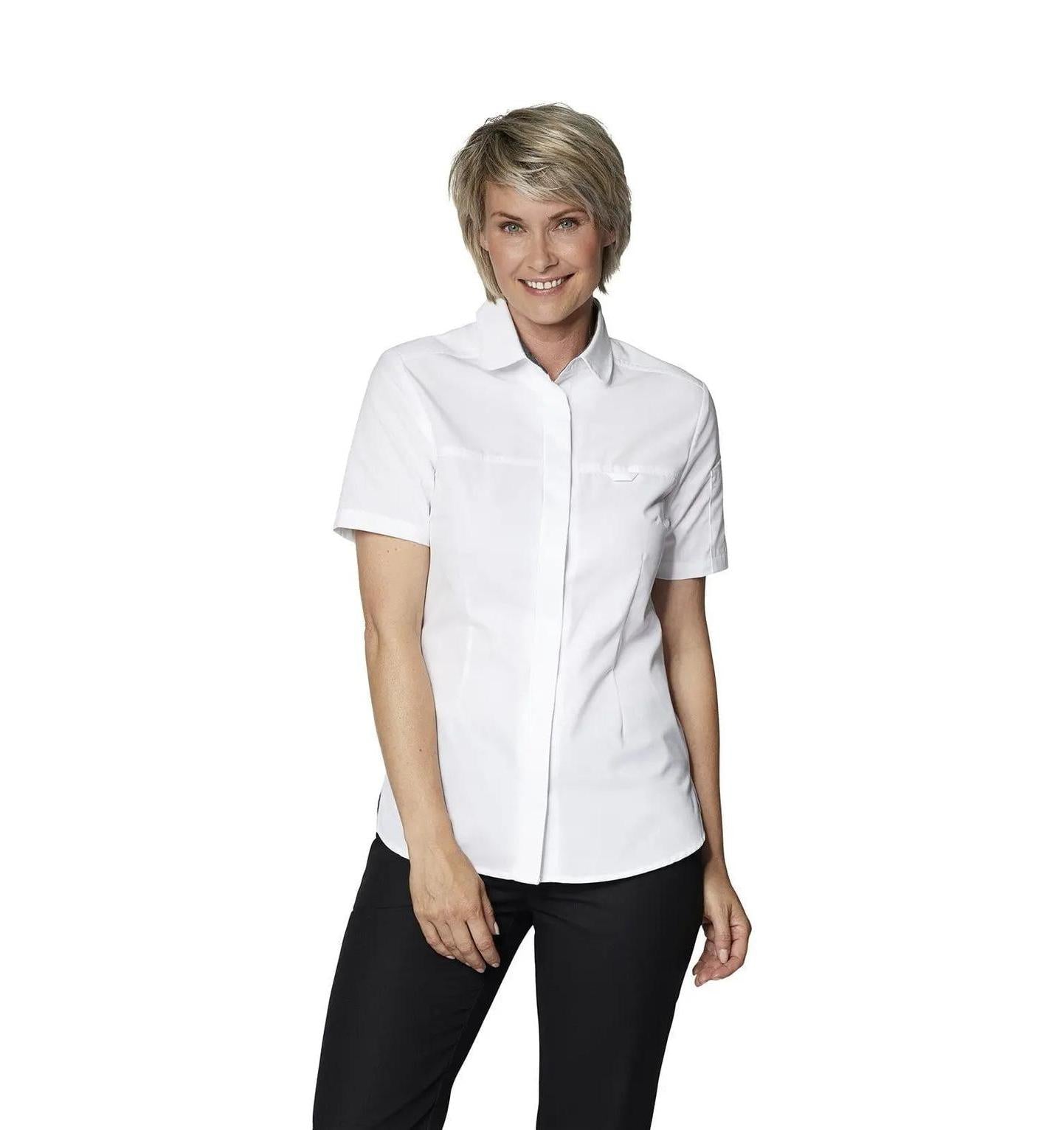 Ladies Shirt S/S White