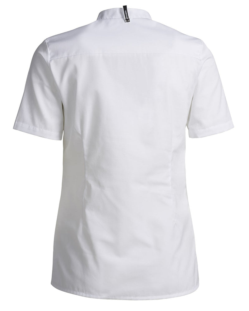 Ladies Chef/Service Shirt S/S White - Back