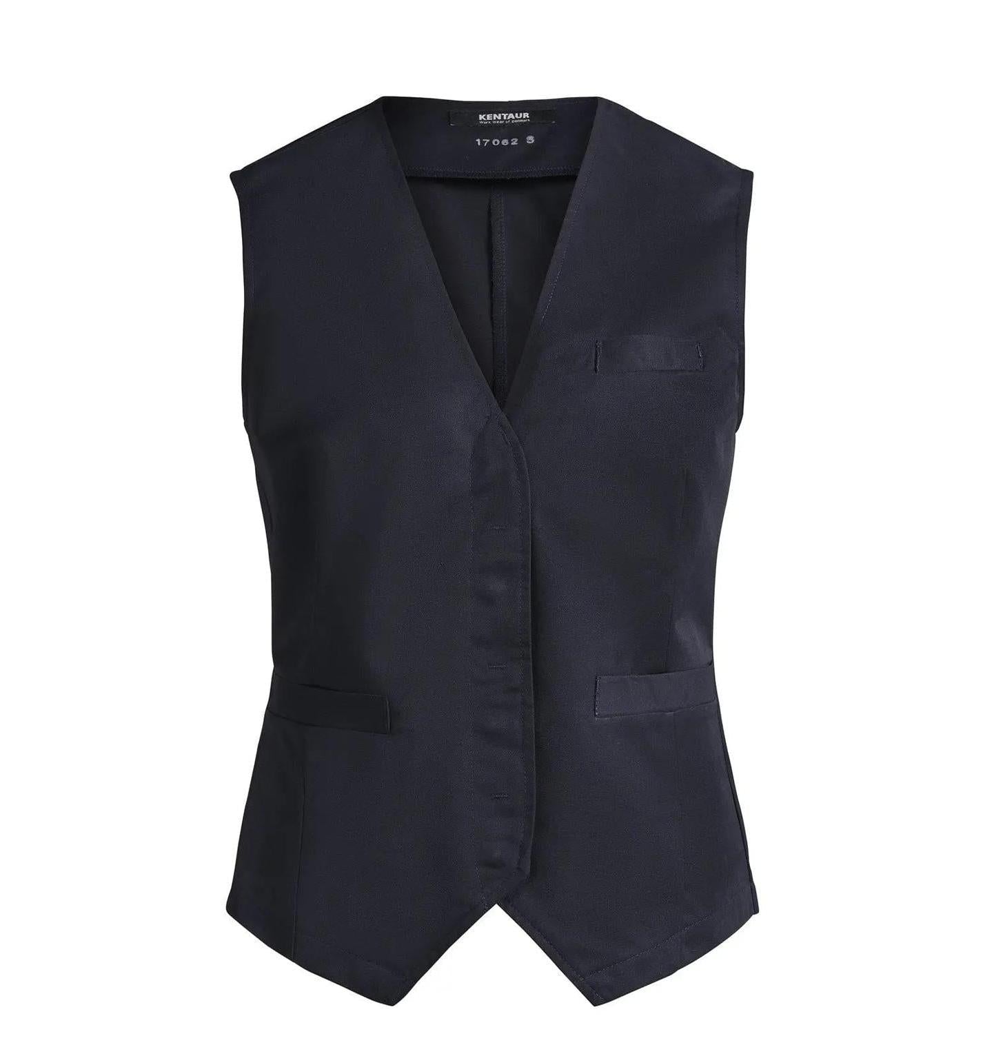 Ladies Waistcoat Dark Navy - Main