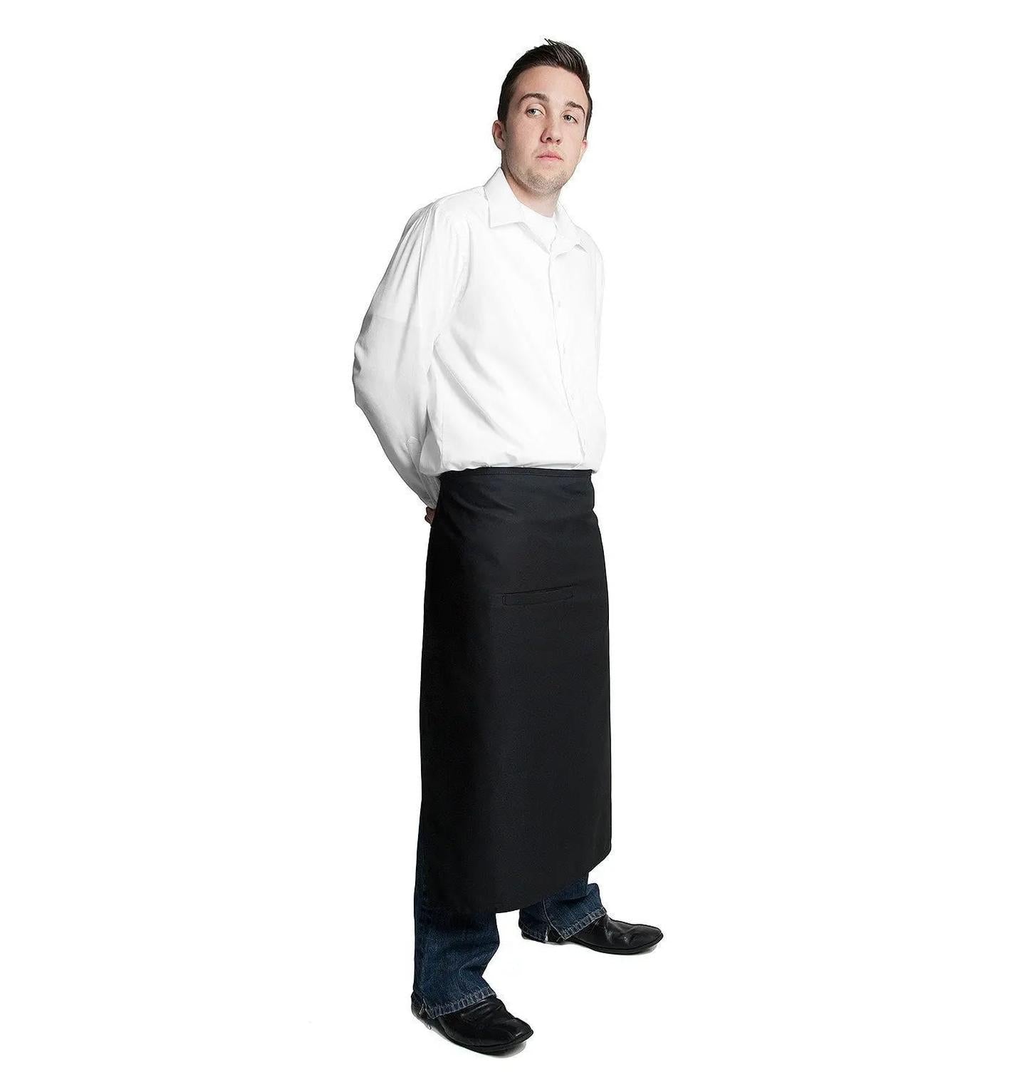 Bistro w/1 Pocket & Pencil Divide 32"L x 28" Blac Side