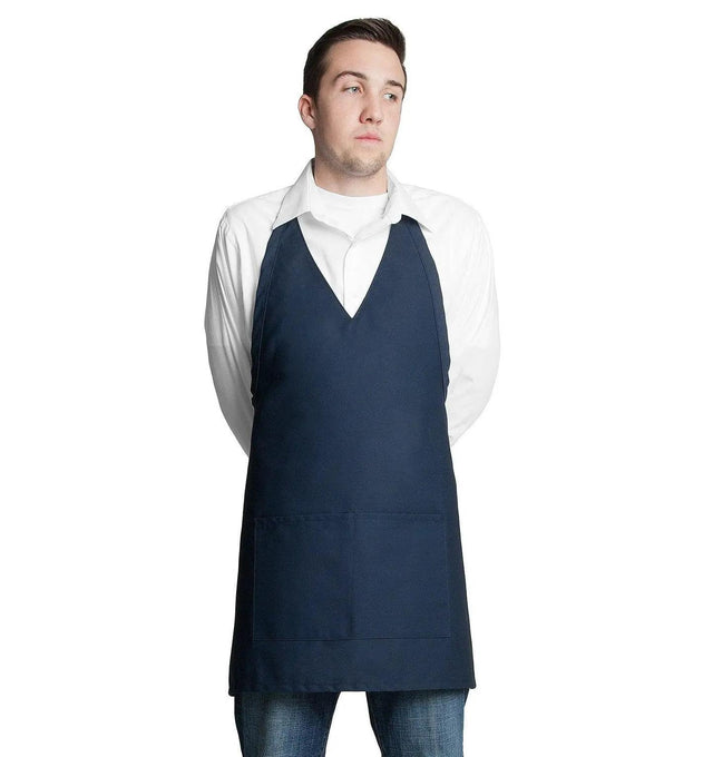 Tuxedo Apron w/Center Pockets 32"L x 28"W Navy