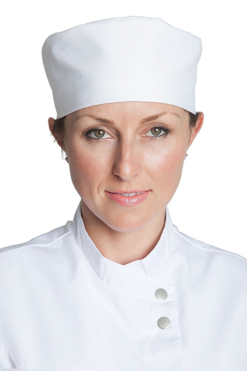 Professional Chef Skull Cap White Front