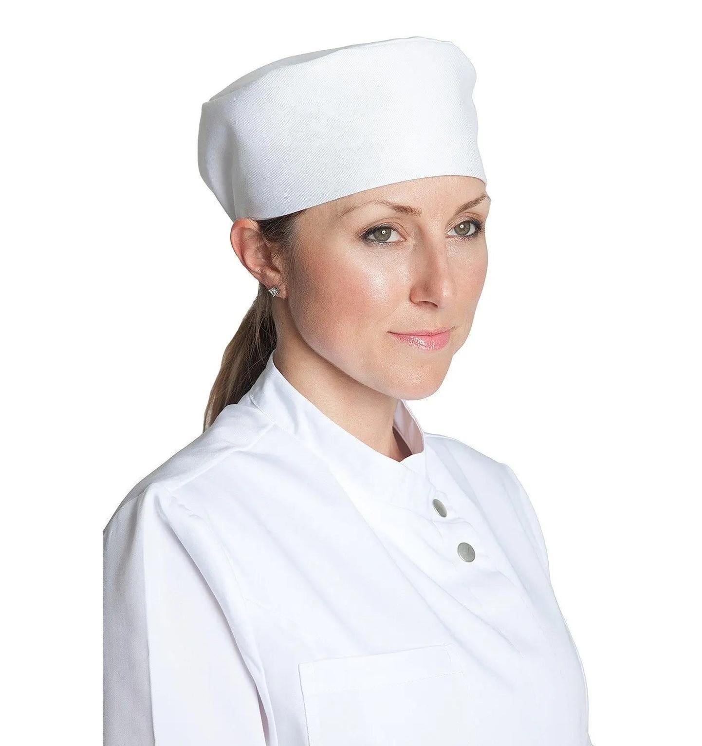 Professional Skull Cap White Profile