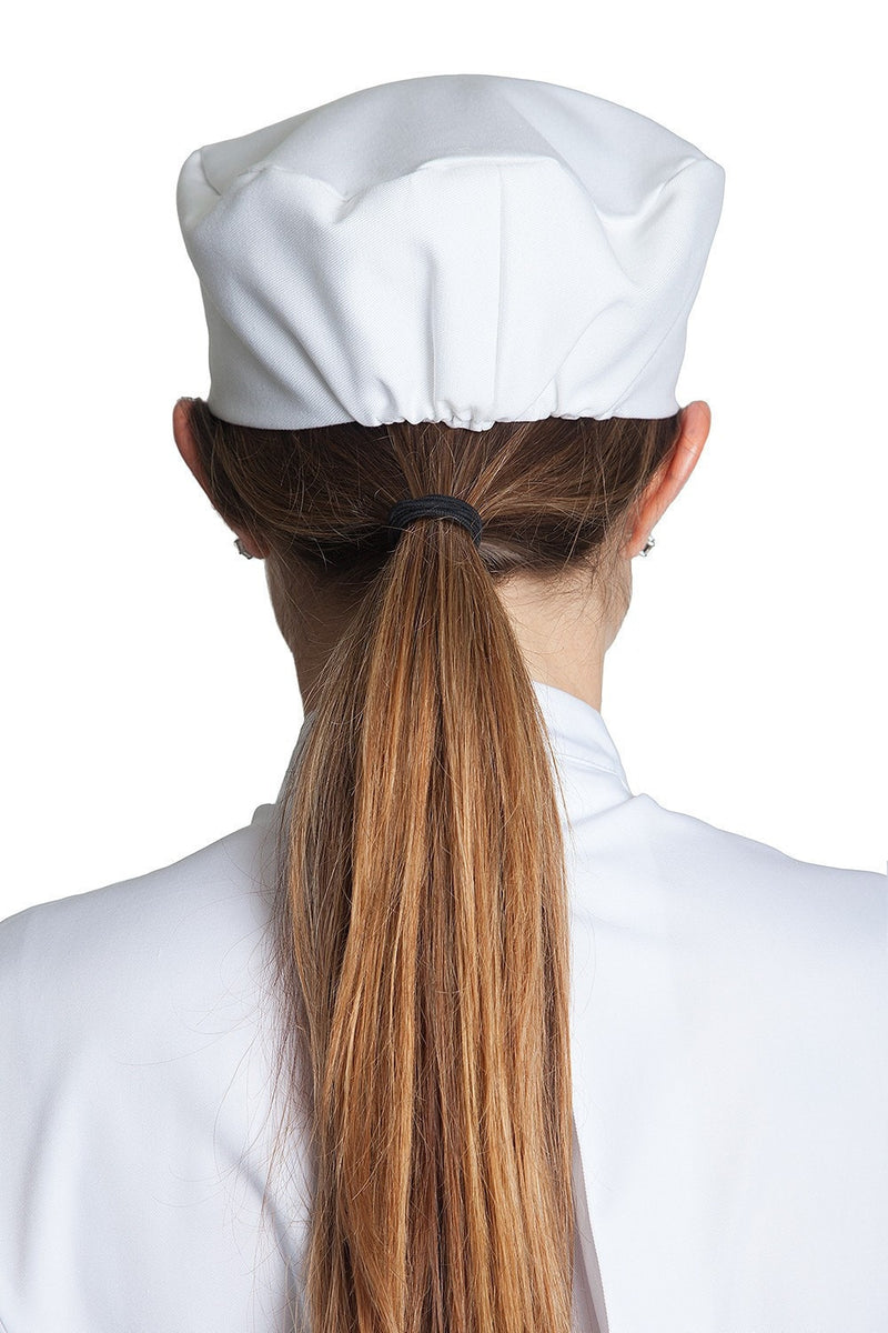 Professional Chef Skull Cap White Back