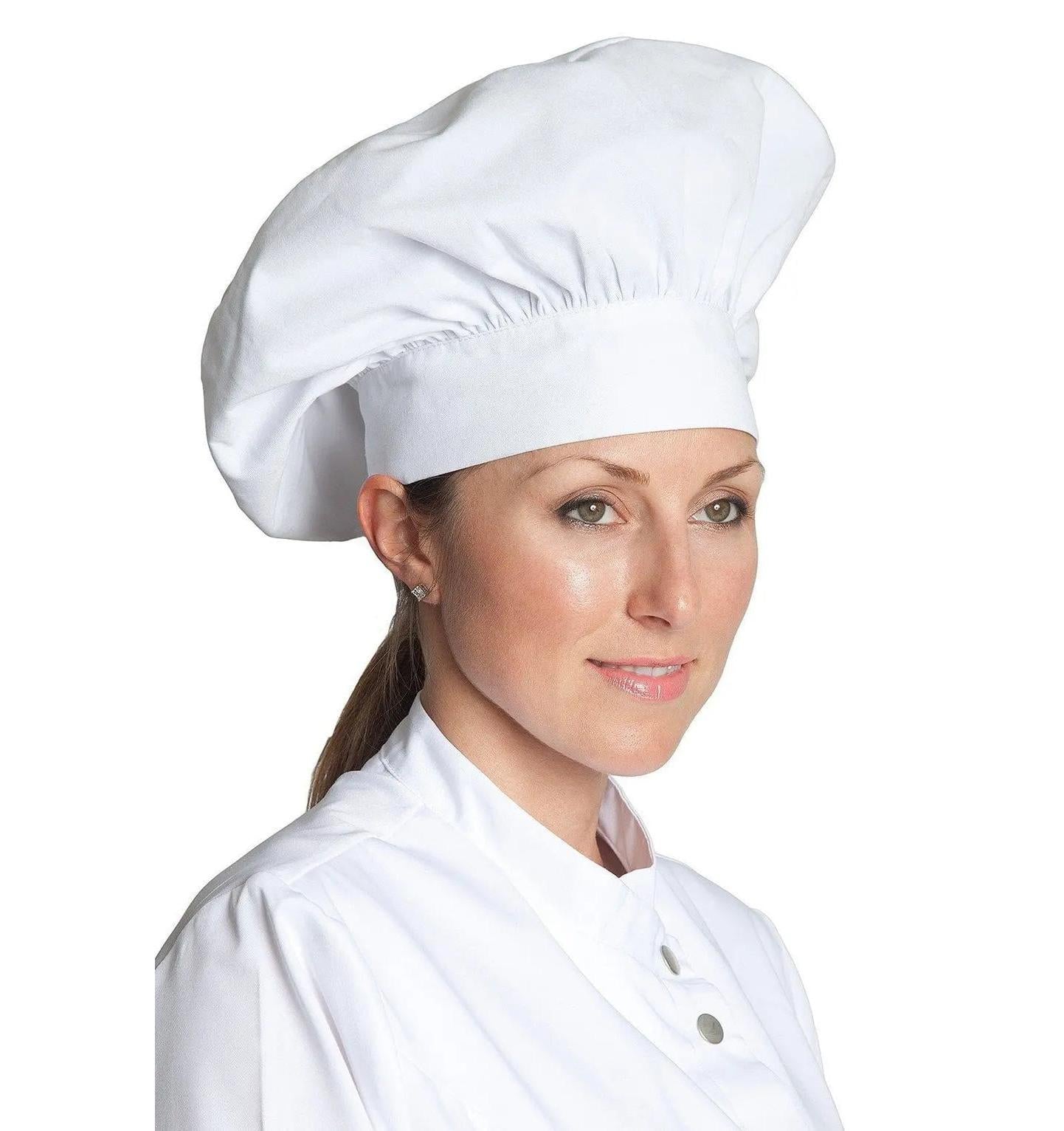 Poplin Chef Hats White Profile