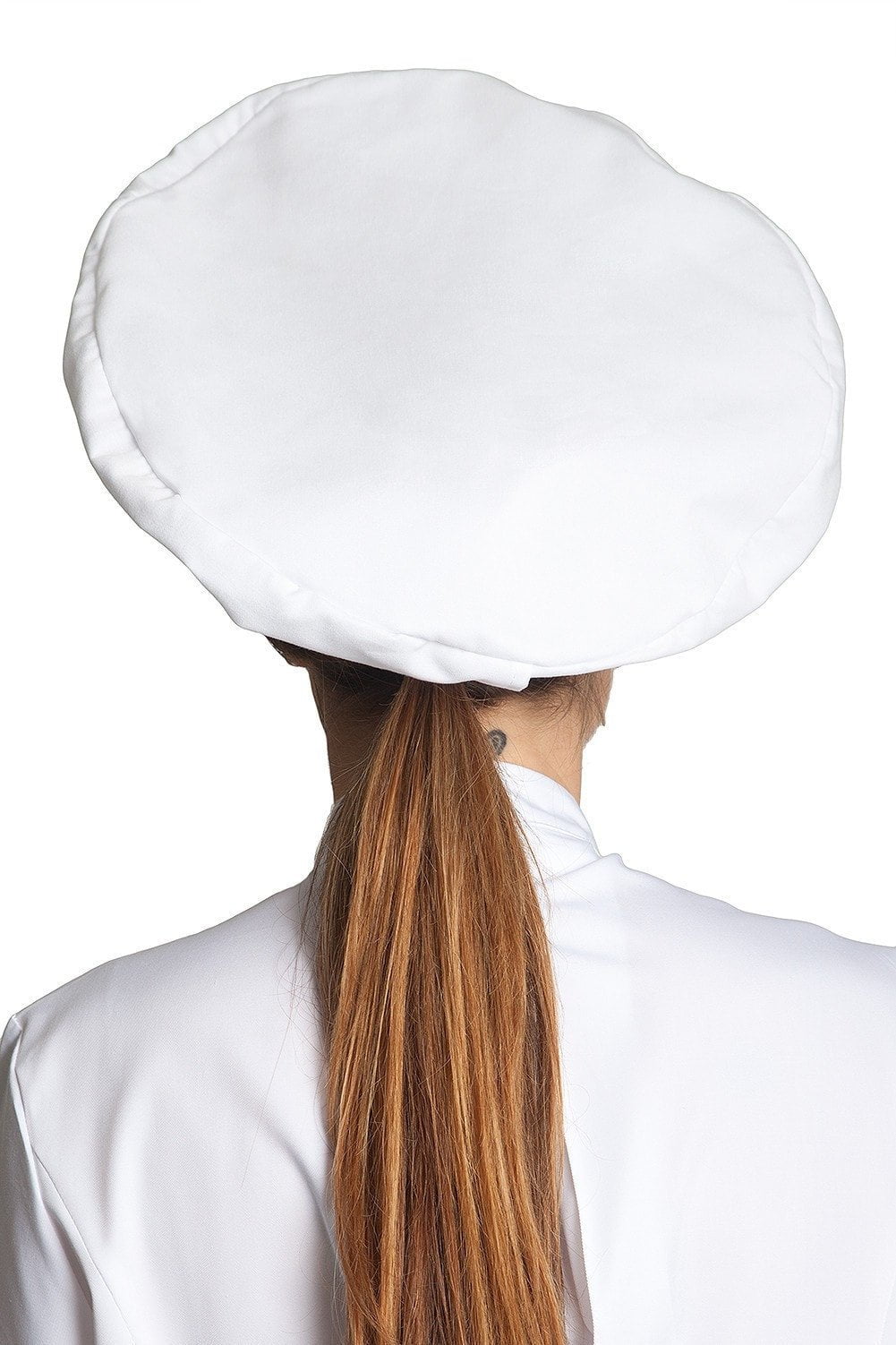 Poplin Chef Hats White Back