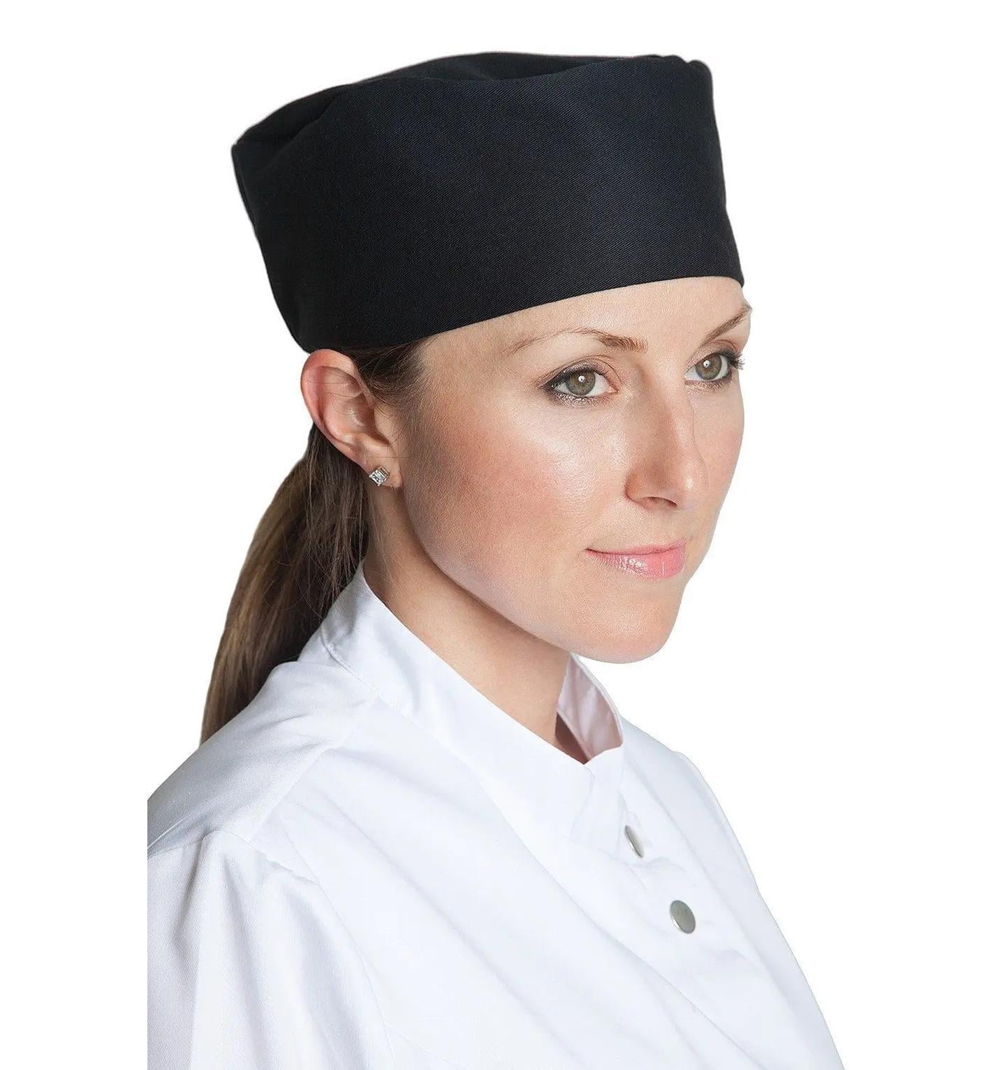 Professional Skull Cap Black Profile