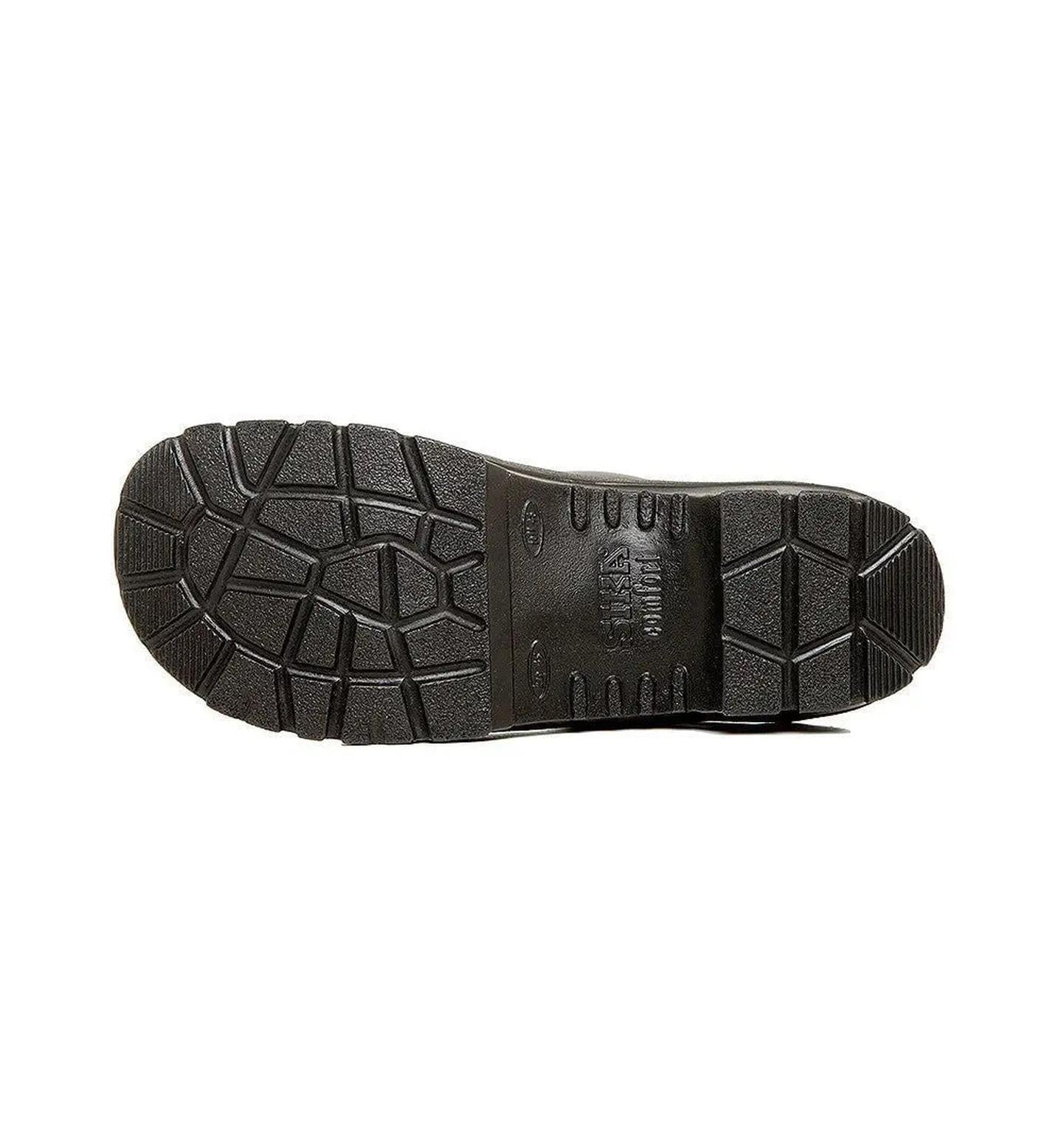 Birchwood Chef Clog w/Open Back by Sika Footwear Black Bottom