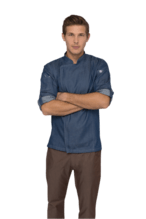Gramercy Increased Flexibility Kitchen Throws Chef Coat-Front
