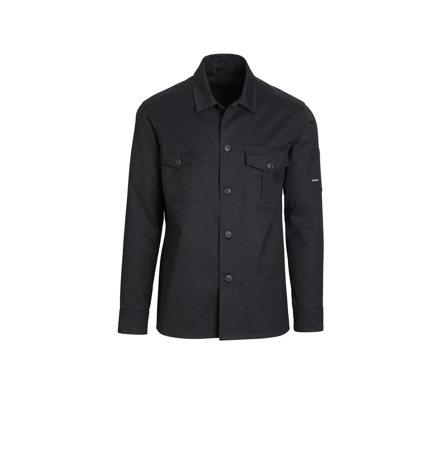 Chef/Service Jacket Outdoor Black - Front