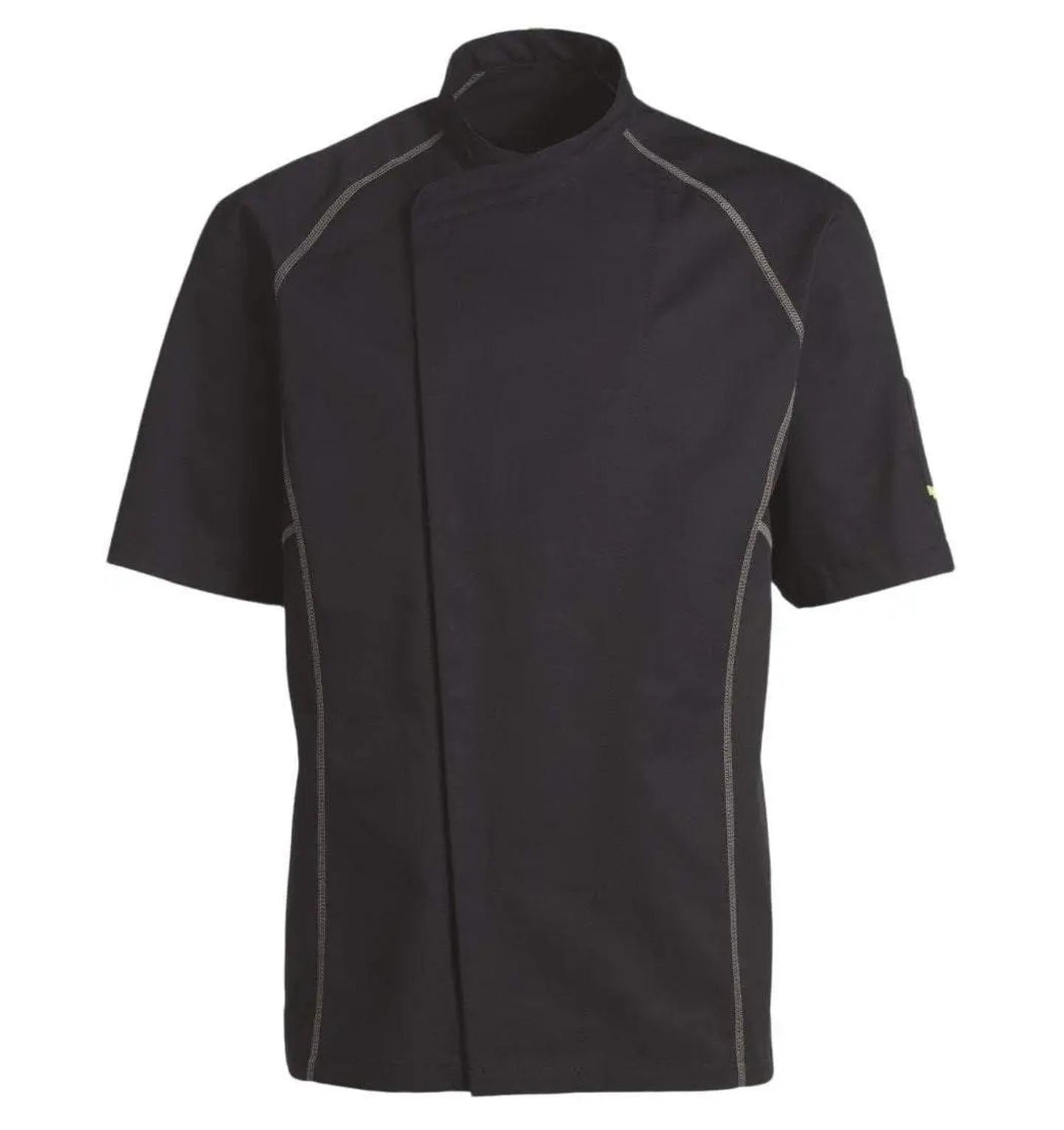 Kentaur 23400 Unisex Chef/Waiter Jacket- Black/Grey