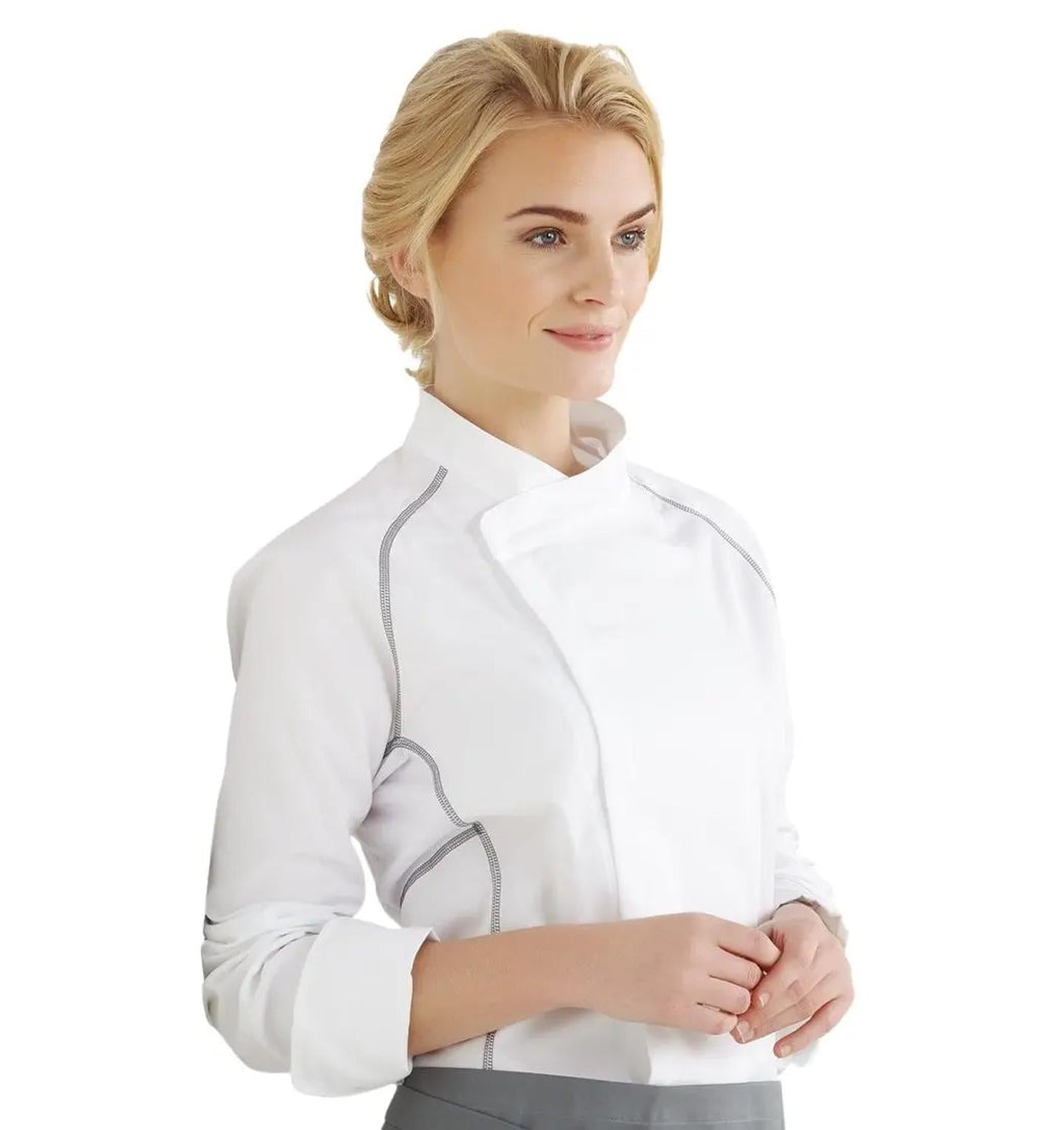 Kentaur 23401 Unisex Chef/Waiters Jacket Side View White 