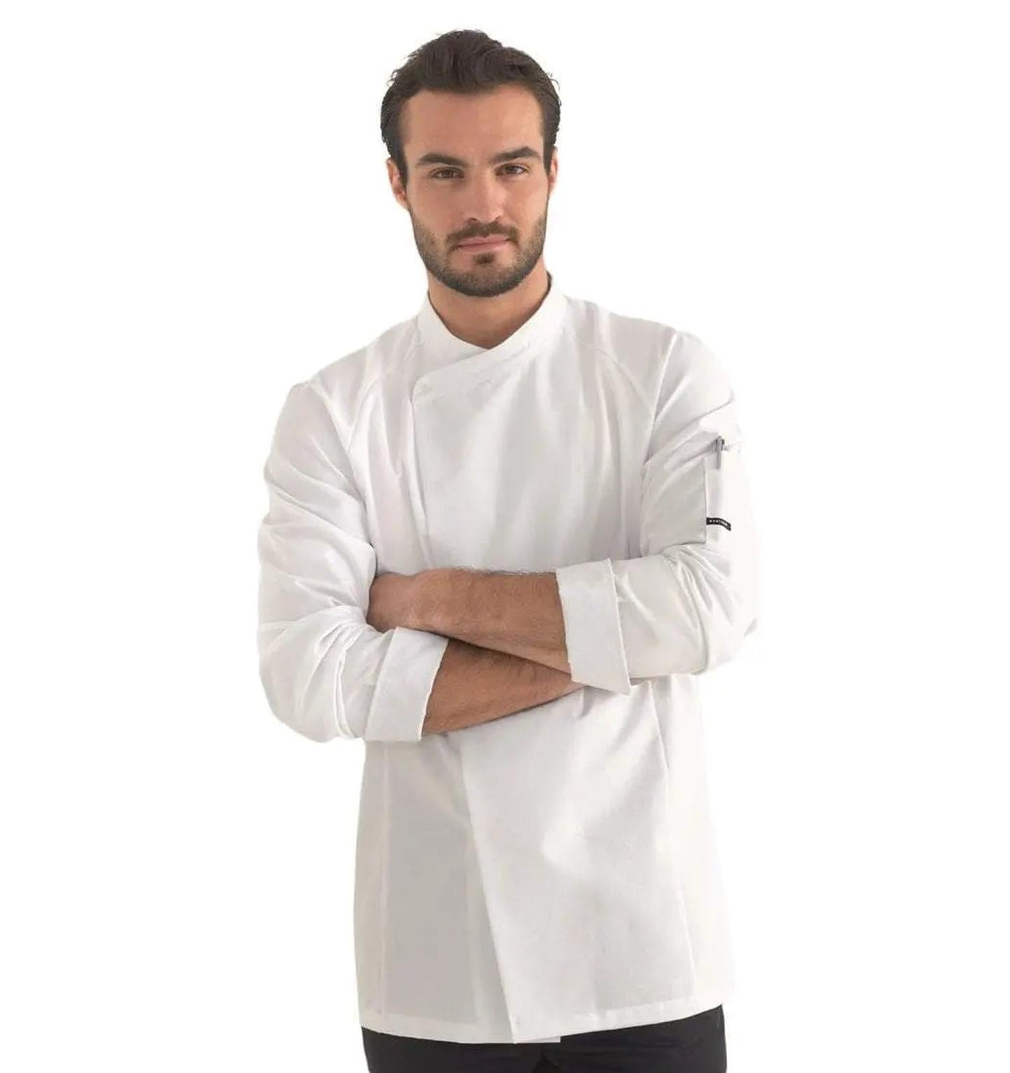 Kentaur 23501 Unisex Chef/Waiter Jacket  Front View White