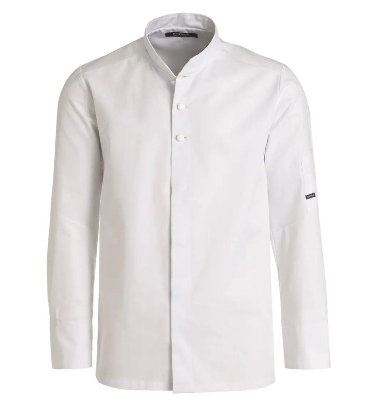 Kentaur 23511 Unisex Chef/Waiters Jacket Front View White