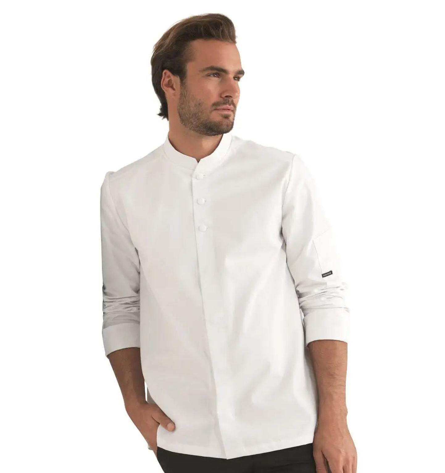 Kentaur 23511 Unisex Chef/Waiters Jacket Front View White