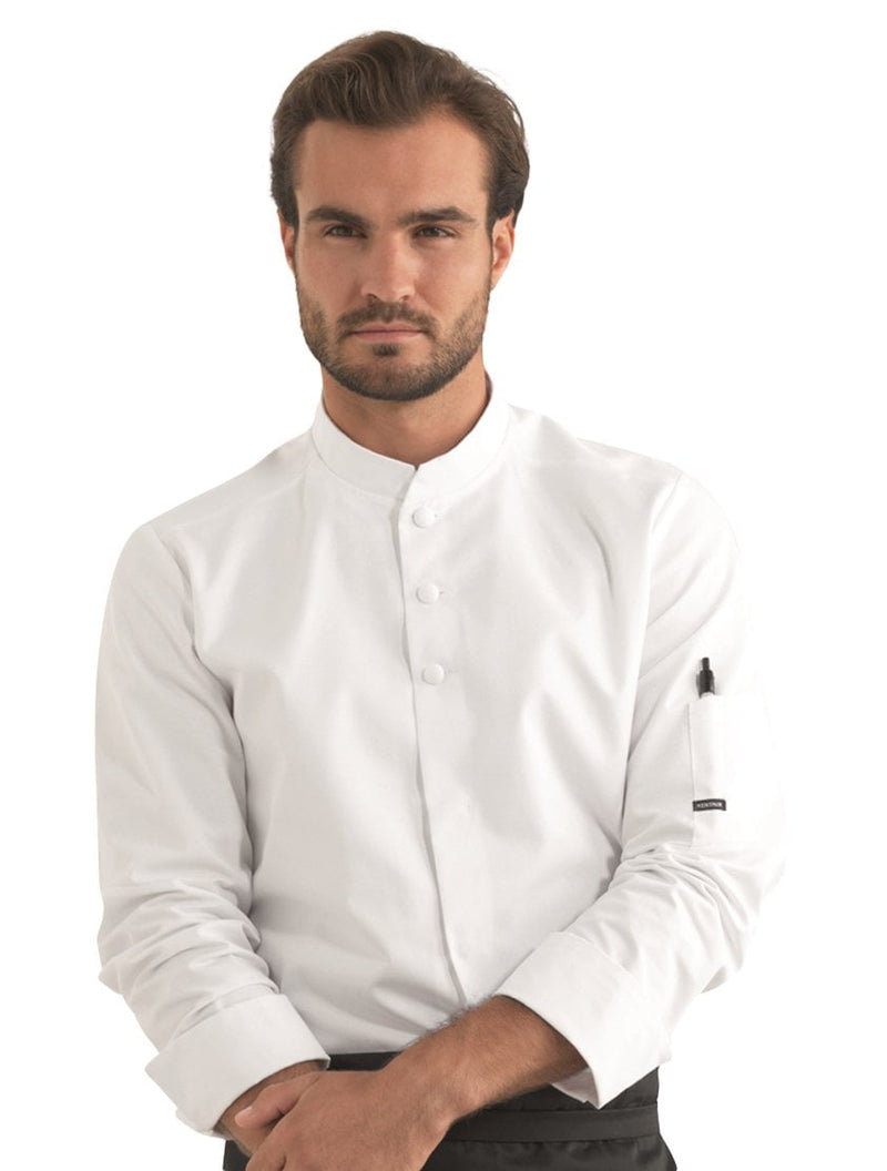 Kentaur 23511 Unisex Chef/Waiters Jacket Front View White