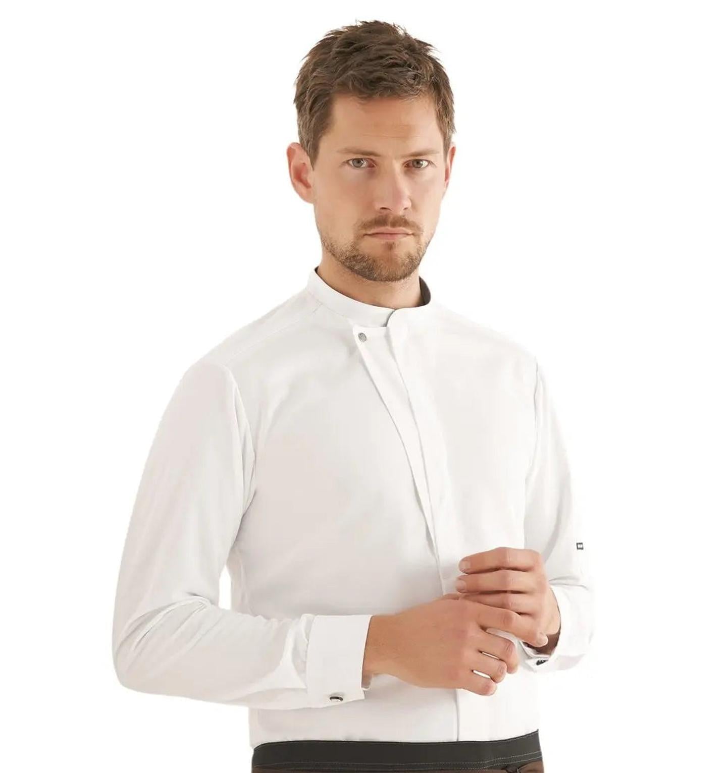 Kentaur 23515 Long Sleeve Chef/Service Jacket Front View White