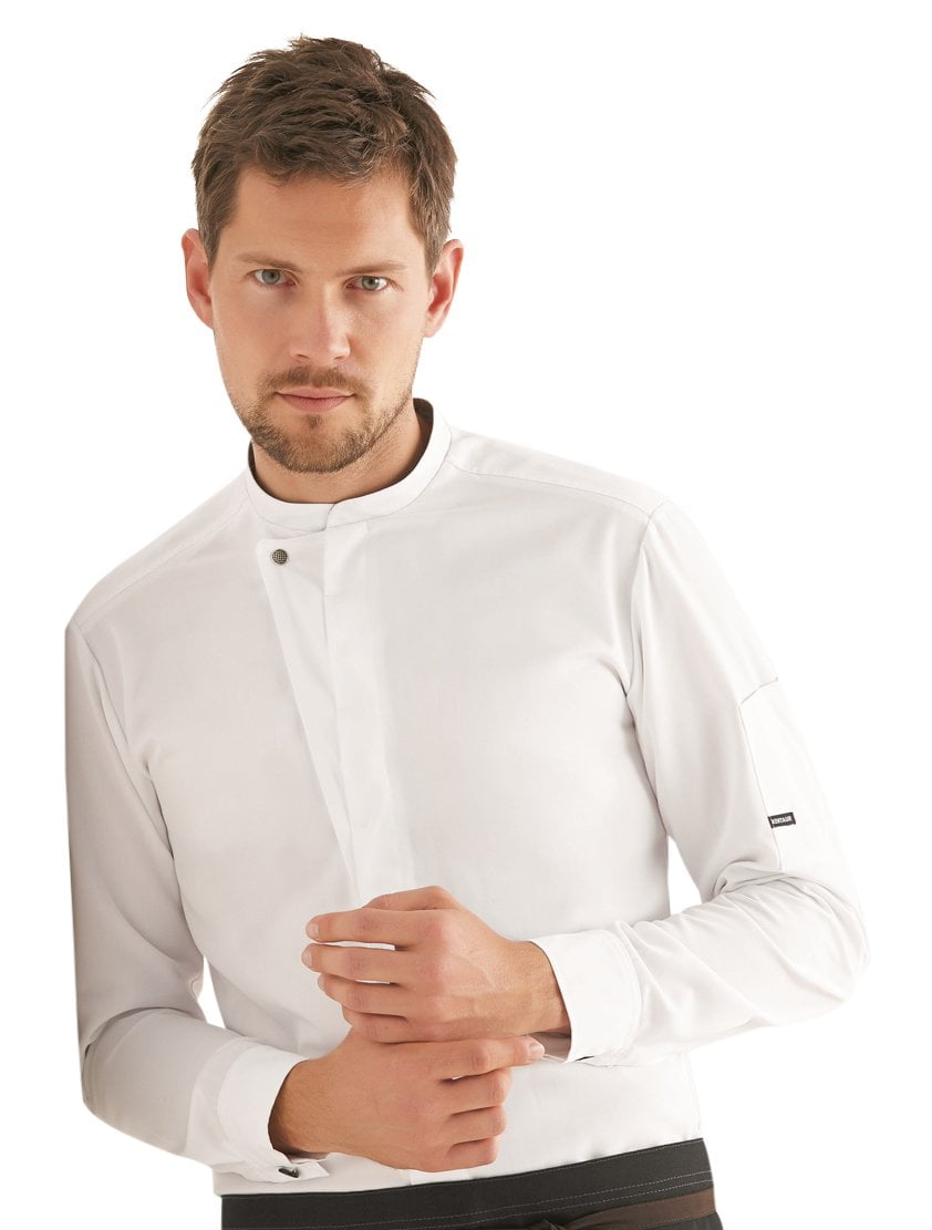 Kentaur 23515 Long Sleeve Chef/Service Jacket Front View White