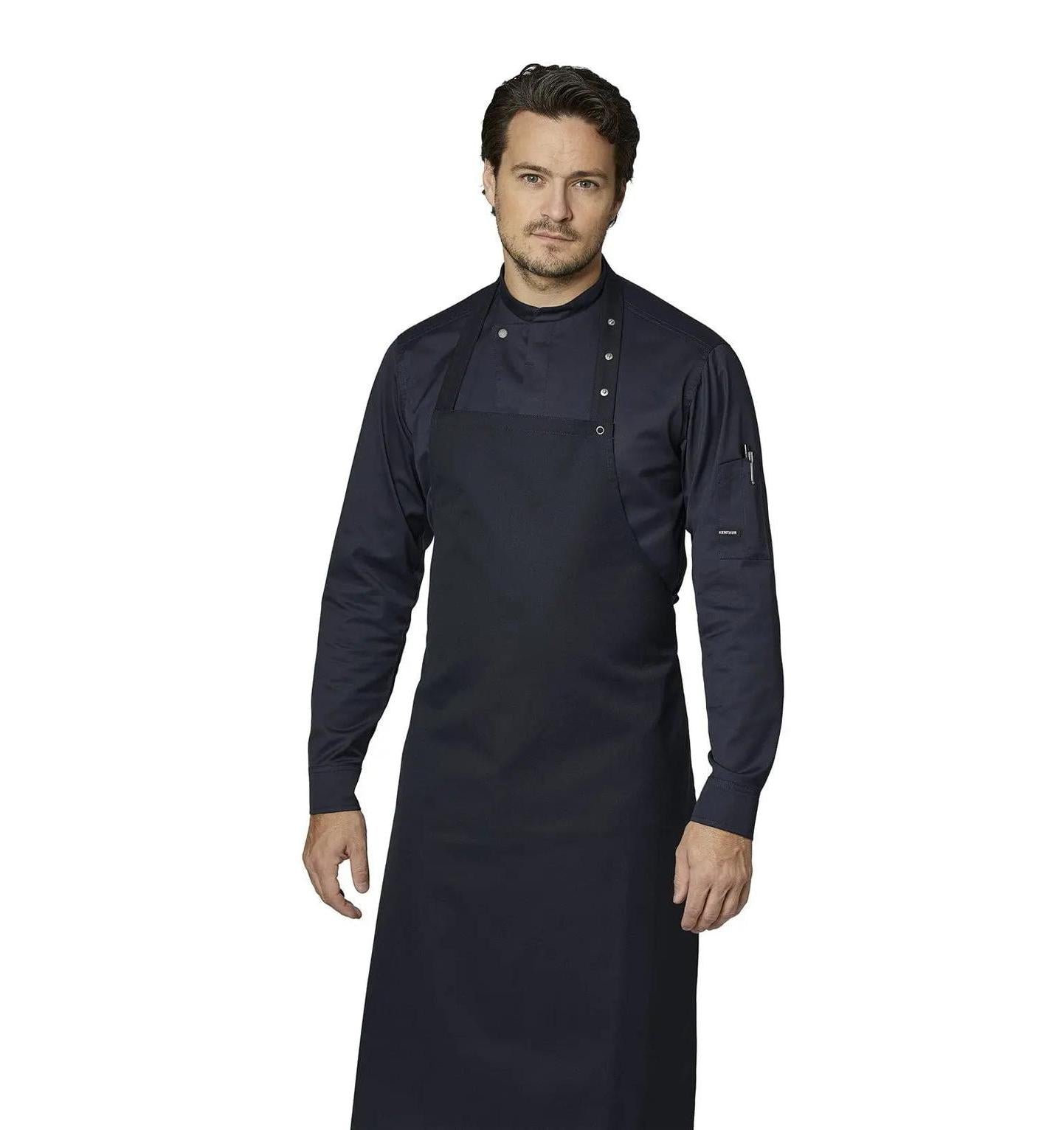 Kentaur 23515 Long Sleeve Chef/Service Jacket - Navy