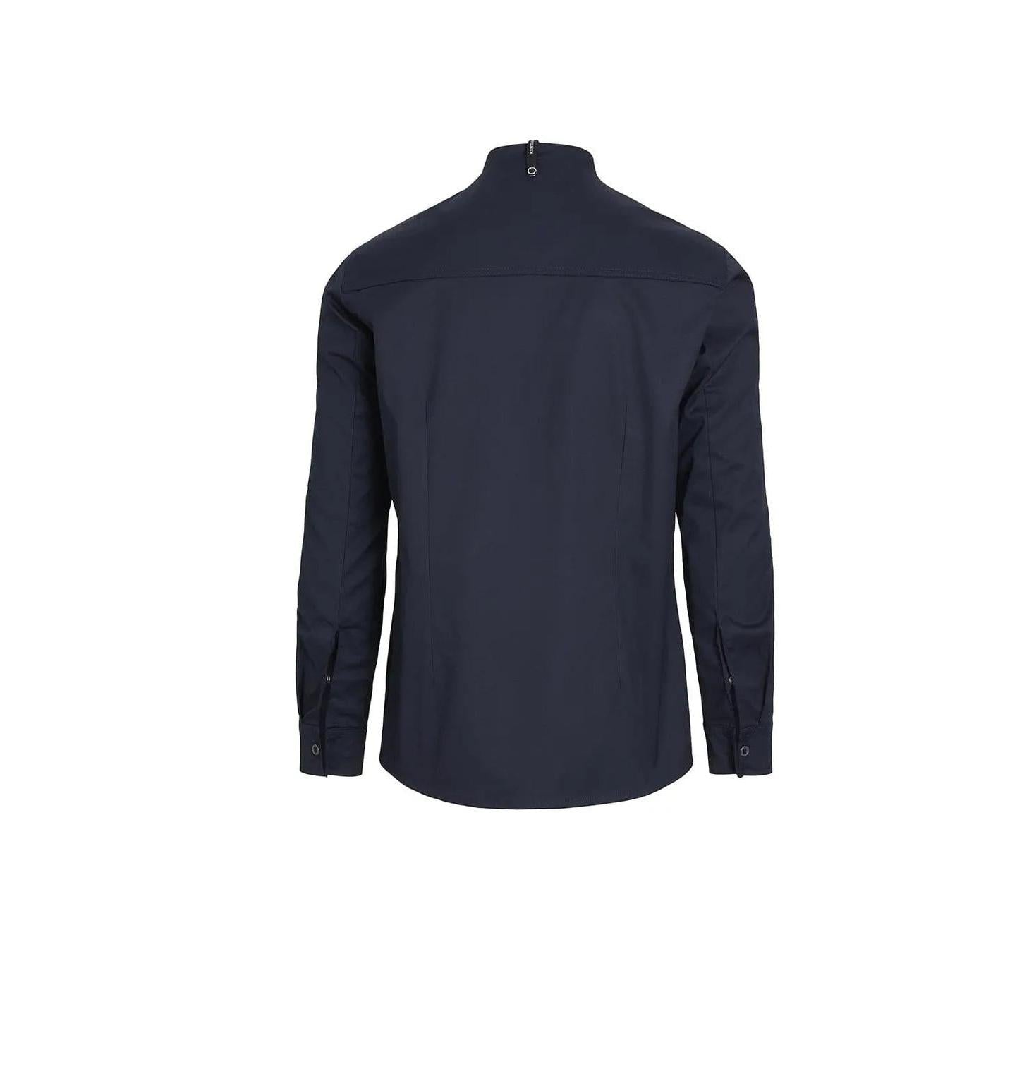 Kentaur 23515 Long Sleeve Chef/Service Jacket - Navy- Back