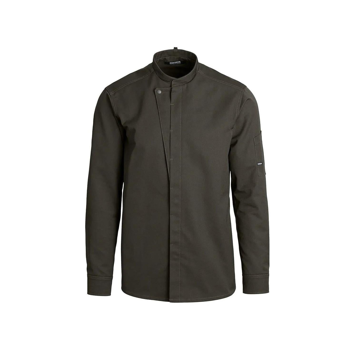Kentaur 23515 Long Sleeve Chef/Service Jacket - OLIVE- Main
