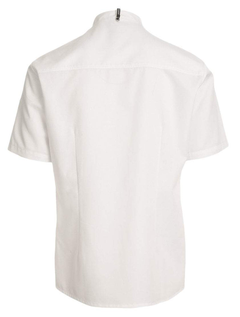 Kentaur 23516 Short Sleeve Chef/Service Jacket- Back - White