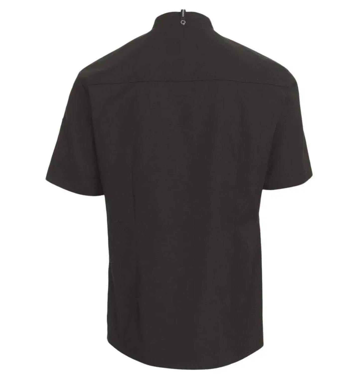 Kentaur 23516 Short Sleeve Chef/Service Jacket Back View Black