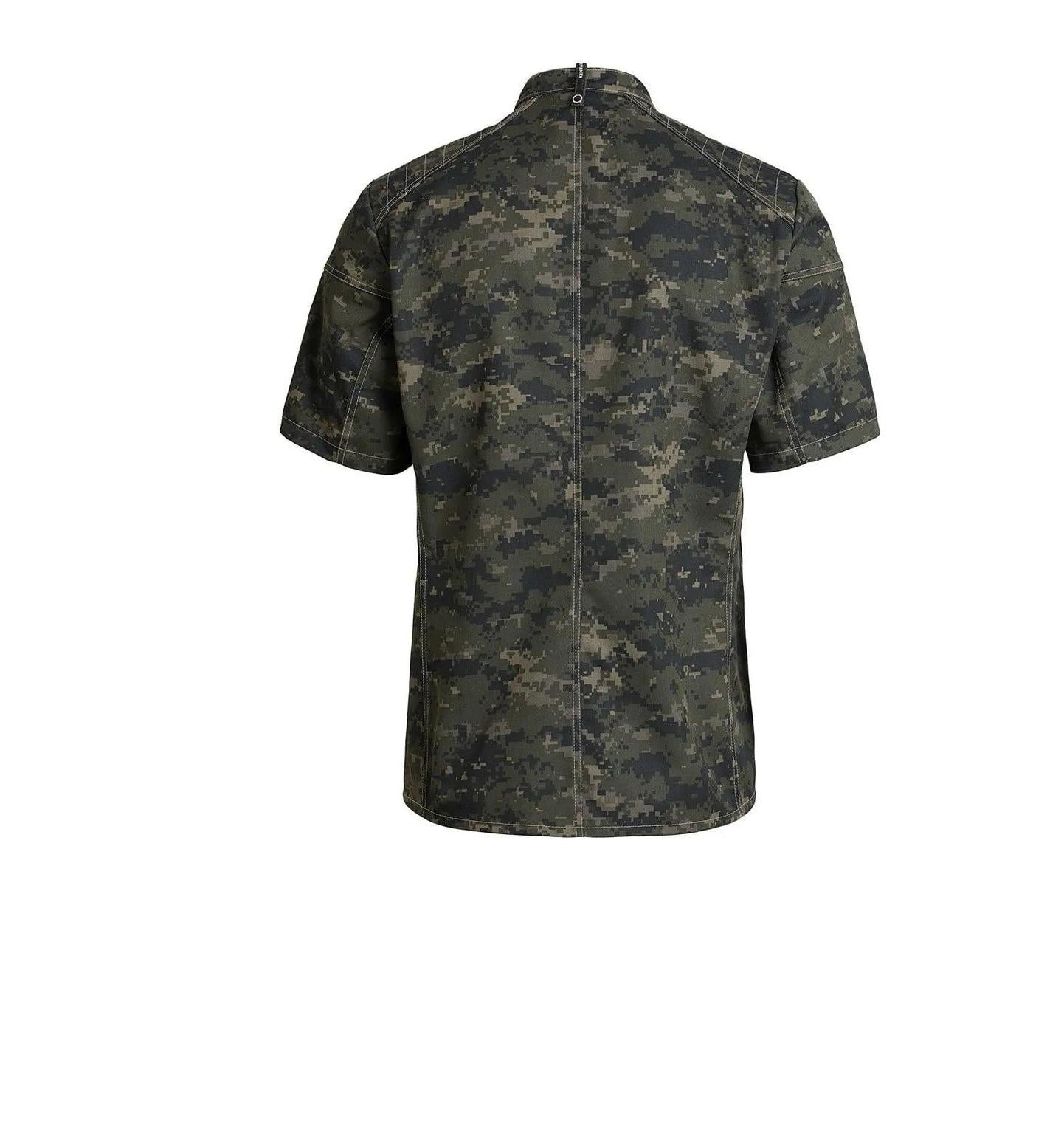 Biker Chef-/Service Jacket S/S Camouflage - Back