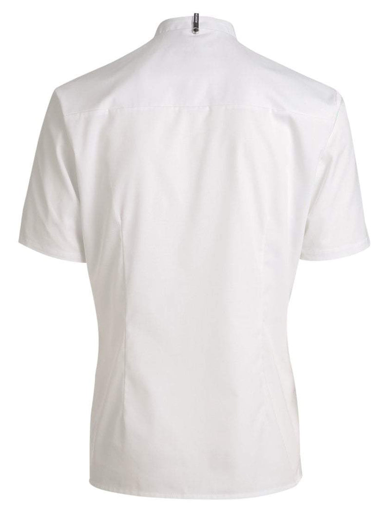 Kentaur 25209 Short Sleeve Chef/Service Shirt - Back - White