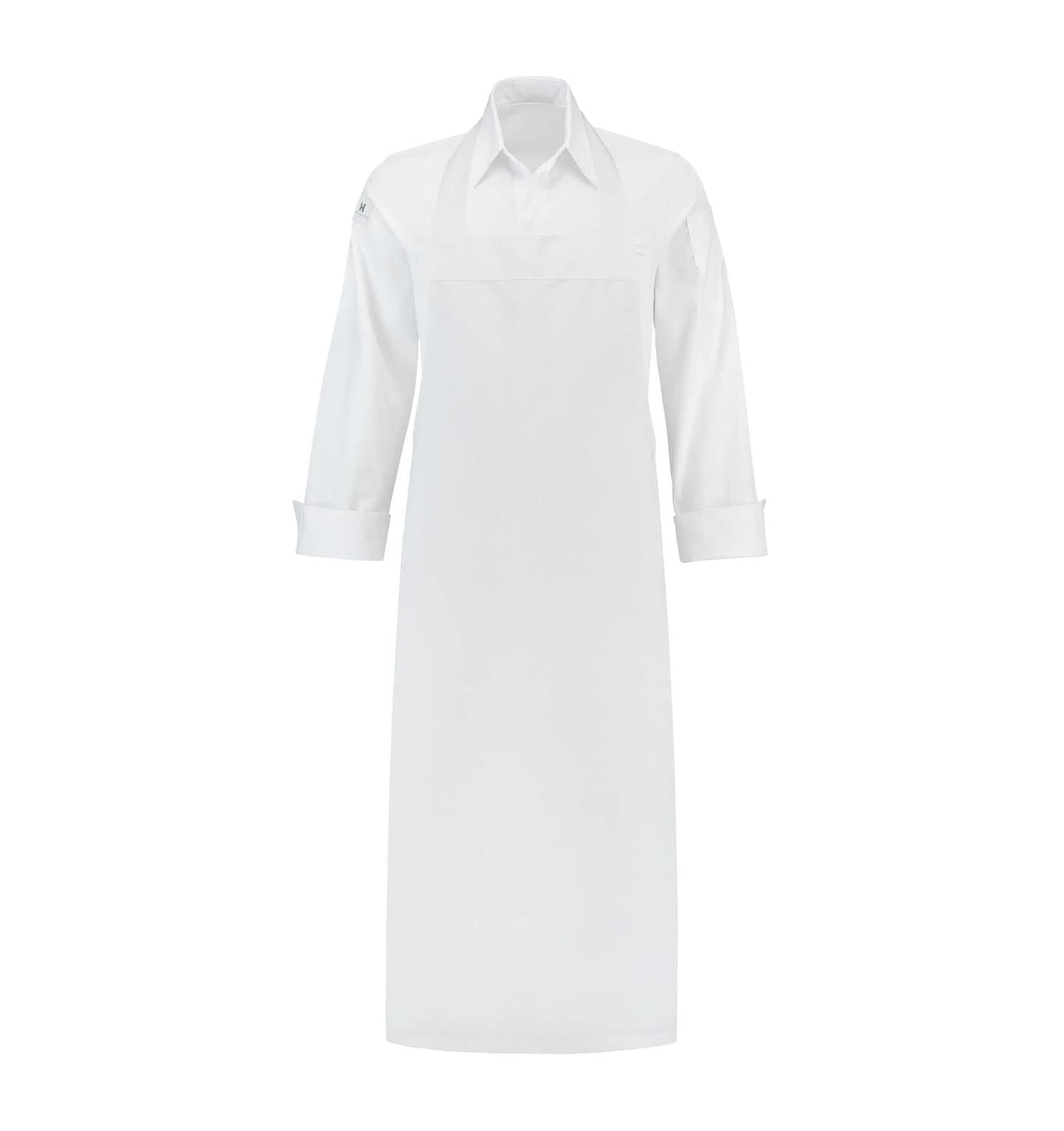 Le Nouveau Denver Bib Apron White - productimage