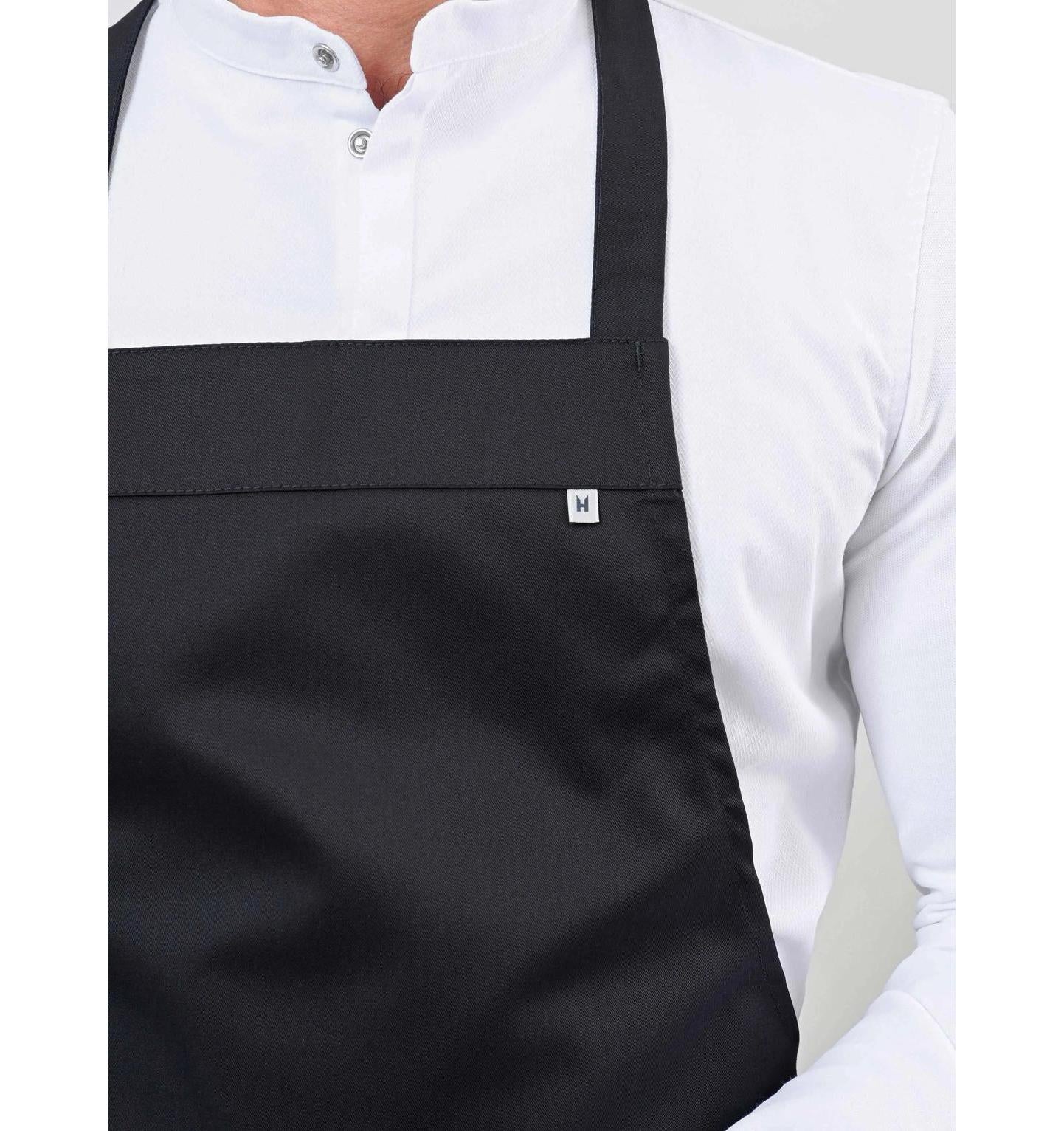 Le Nouveau Denver Bib Apron Black 