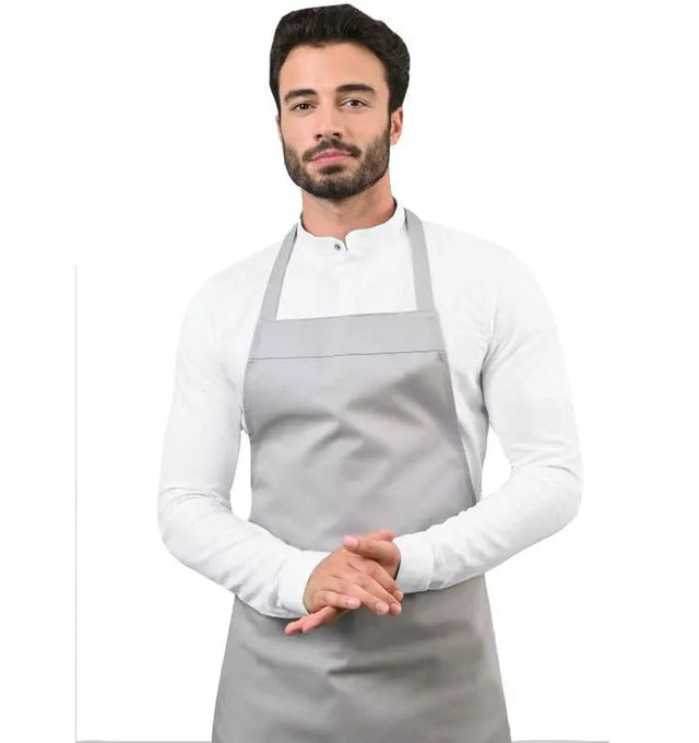 Le Nouveau Denver Bib Apron Slate Grey -main