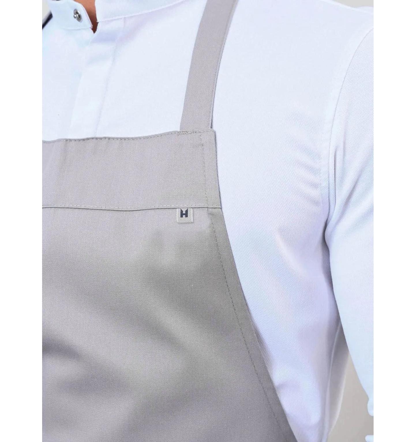 Le Nouveau Denver Bib Apron Slate Grey
