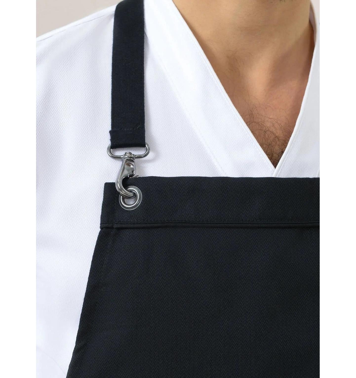 Le Nouveau Davos Bib Apron Black