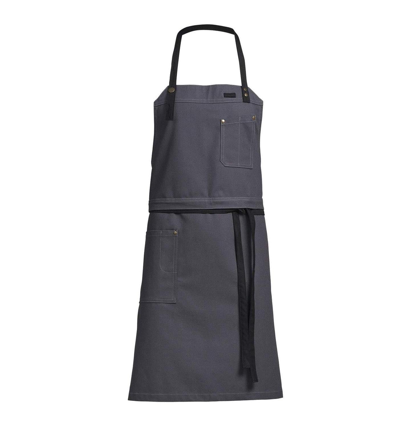 Kentaur 30360 Dark Navy Raw Bib Apron Kentaur