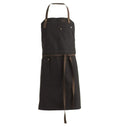 Kentaur 30360 Raw Bib Apron - Black 135