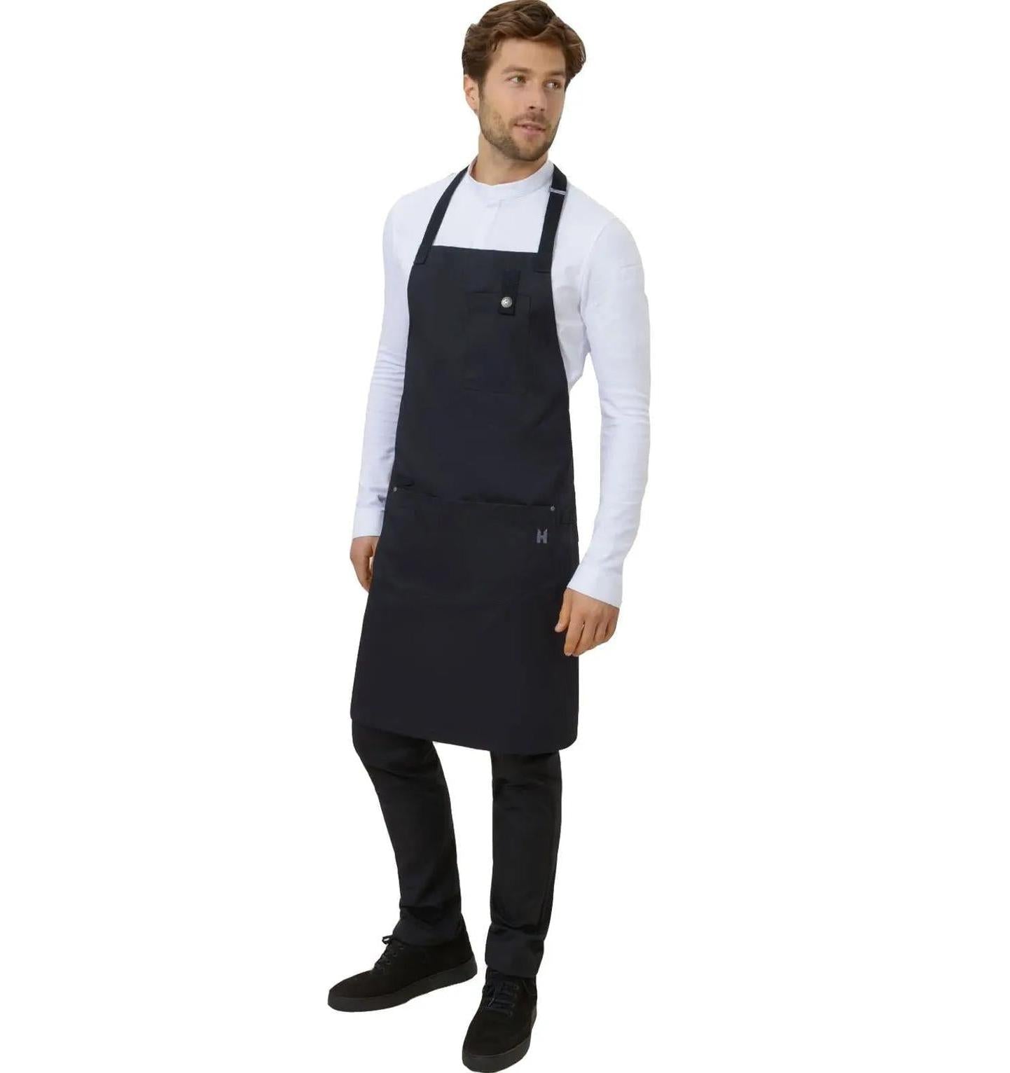 Le Nouveau Seattle'21 77x83 Bib Apron Black - full