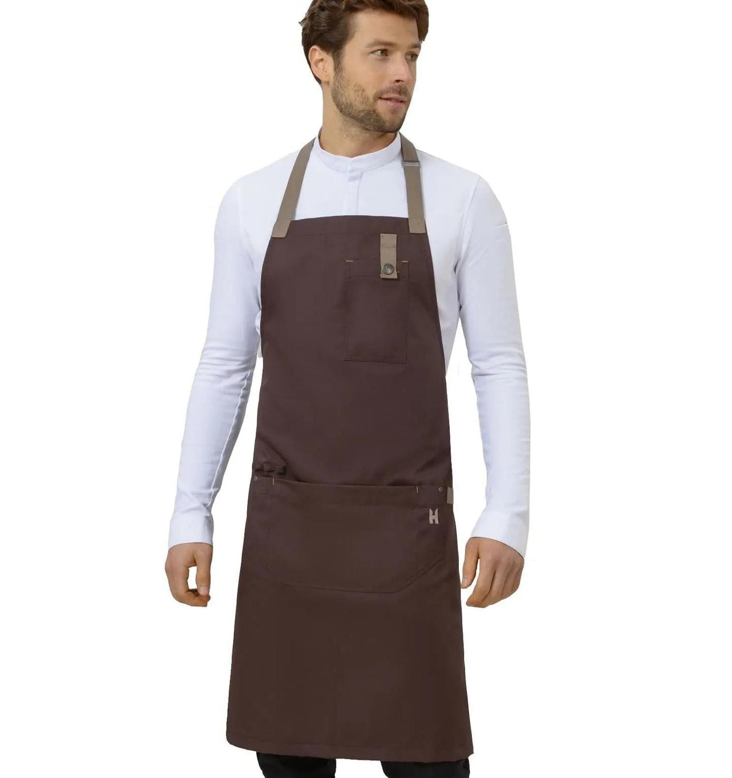 Le Nouveau Seattle'21 77x83 Bib Apron Pure Choco-main